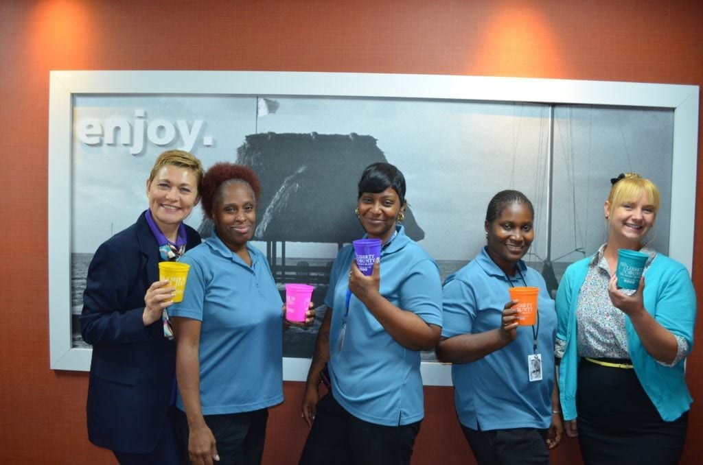 We wanted to show our appreciation to our tourism partners at our historic sites and hotels during National Travel & Tourism Week, so packed some special cups with tea and peach candy and made some deliveries. It was a small way to thank them for all they do to welcome visitors to Liberty County!