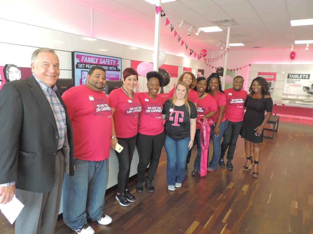 We had a fun time celebrating a grand opening and ribbon cutting for T-Mobile at their new location in Oglethorpe Square Shopping Center at 849 W. Oglethorpe Hwy in Hinesville. This is their first location in Hinesville. T-Mobile is a nation-wide wireless provider, specializing in voice, messaging and data on a 4G LTE Network.