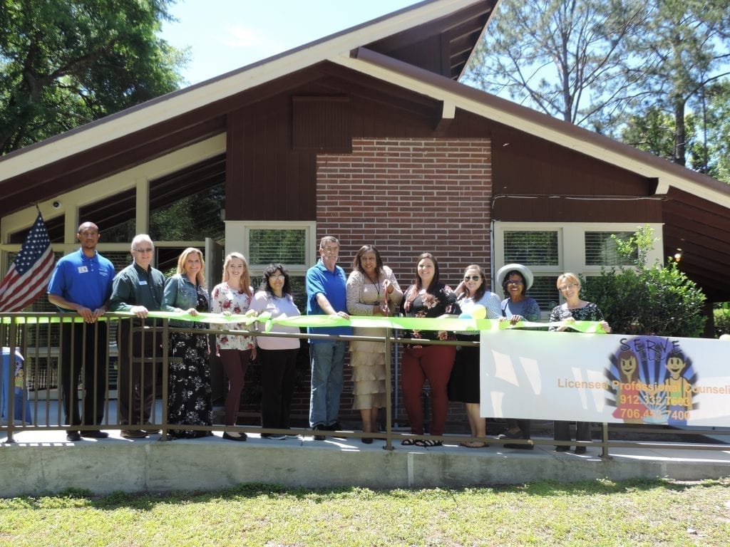 We had a wonderful time celebrating the Grand Opening and Ribbon Cutting for S.E.R.V.E., LLC at 120 N. Commerce Street in downtown Hinesville. This office provides counseling and therapy services to individuals, couples and families.