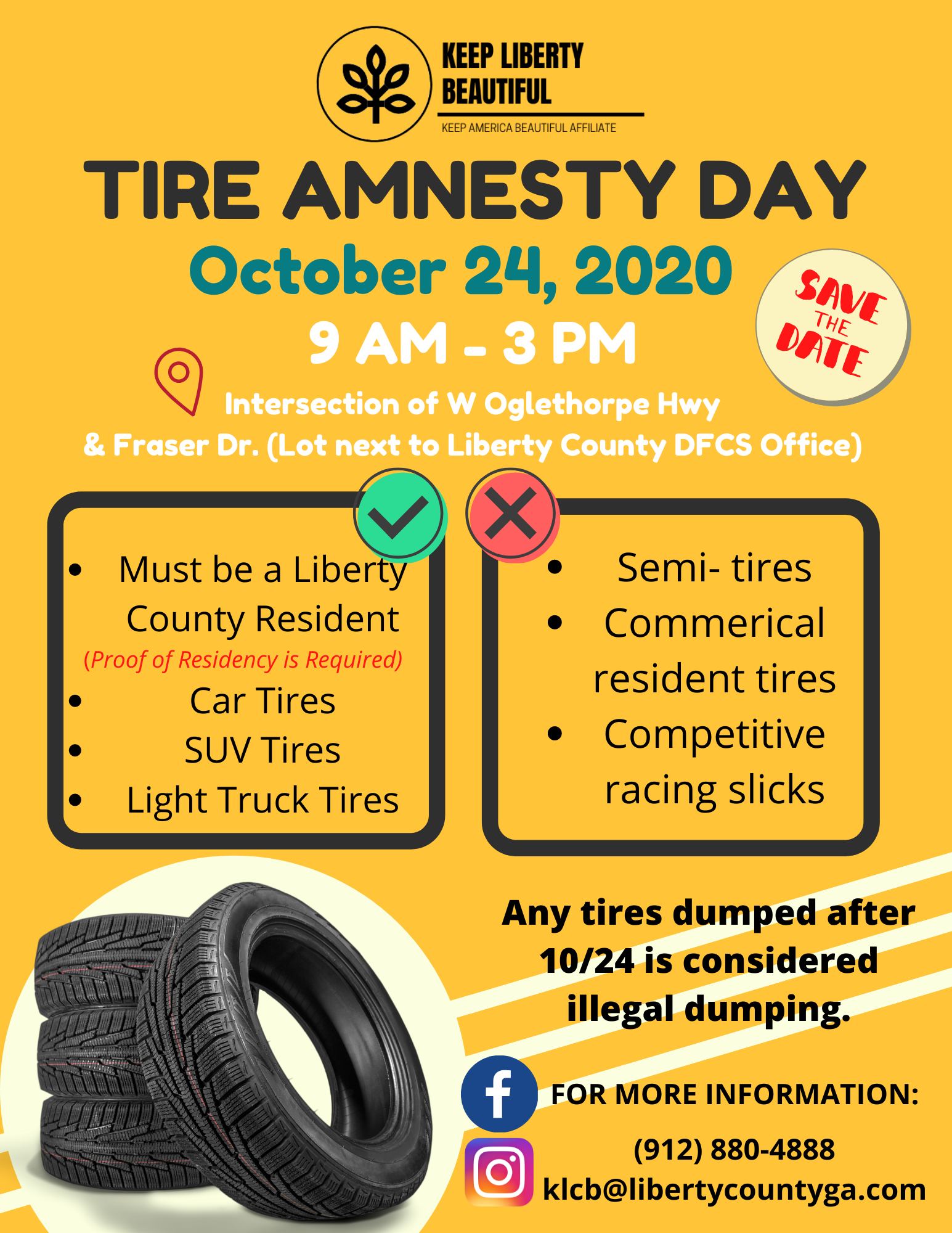 Tire Amnesty Day Liberty County