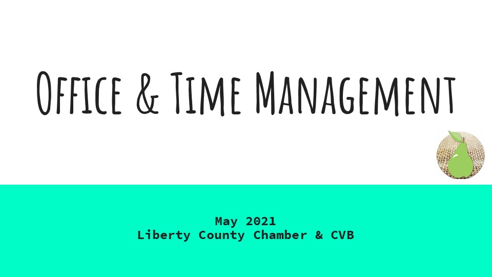 Office and Time Management Powerpoint