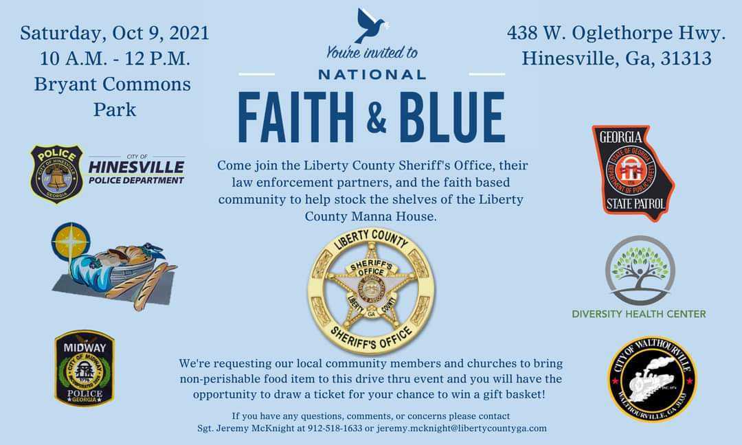 National Faith And Blue - Liberty County