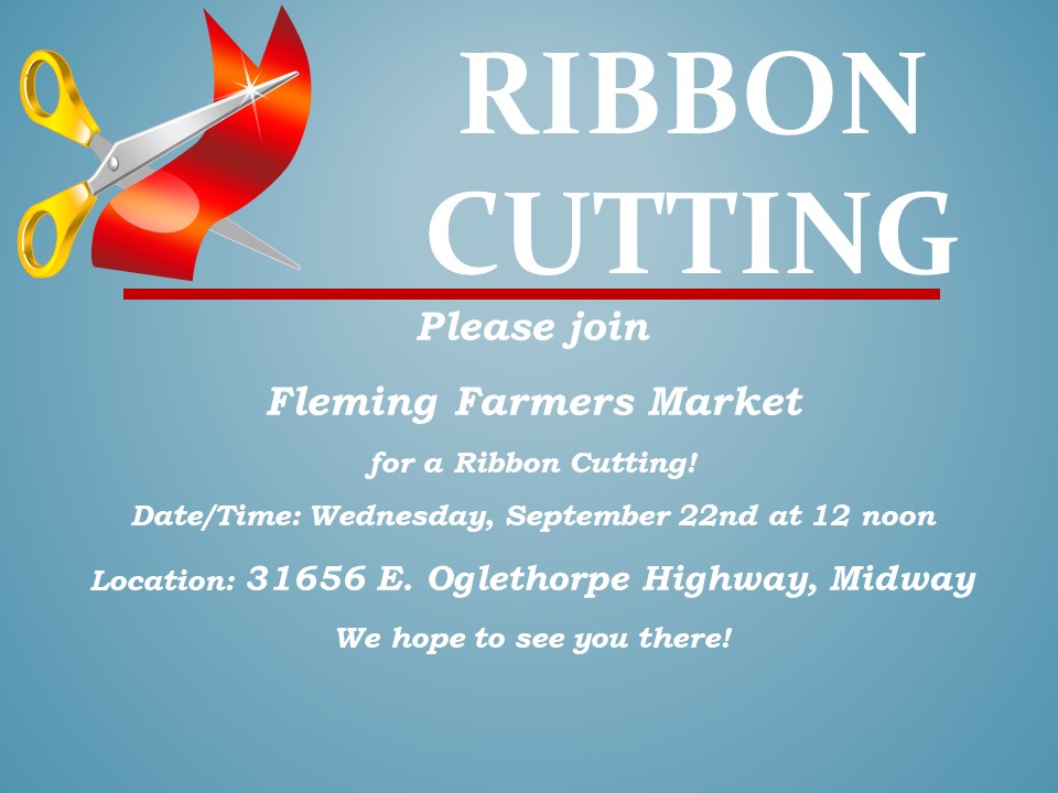 Ribbon Cutting for Fleming Farmers Market