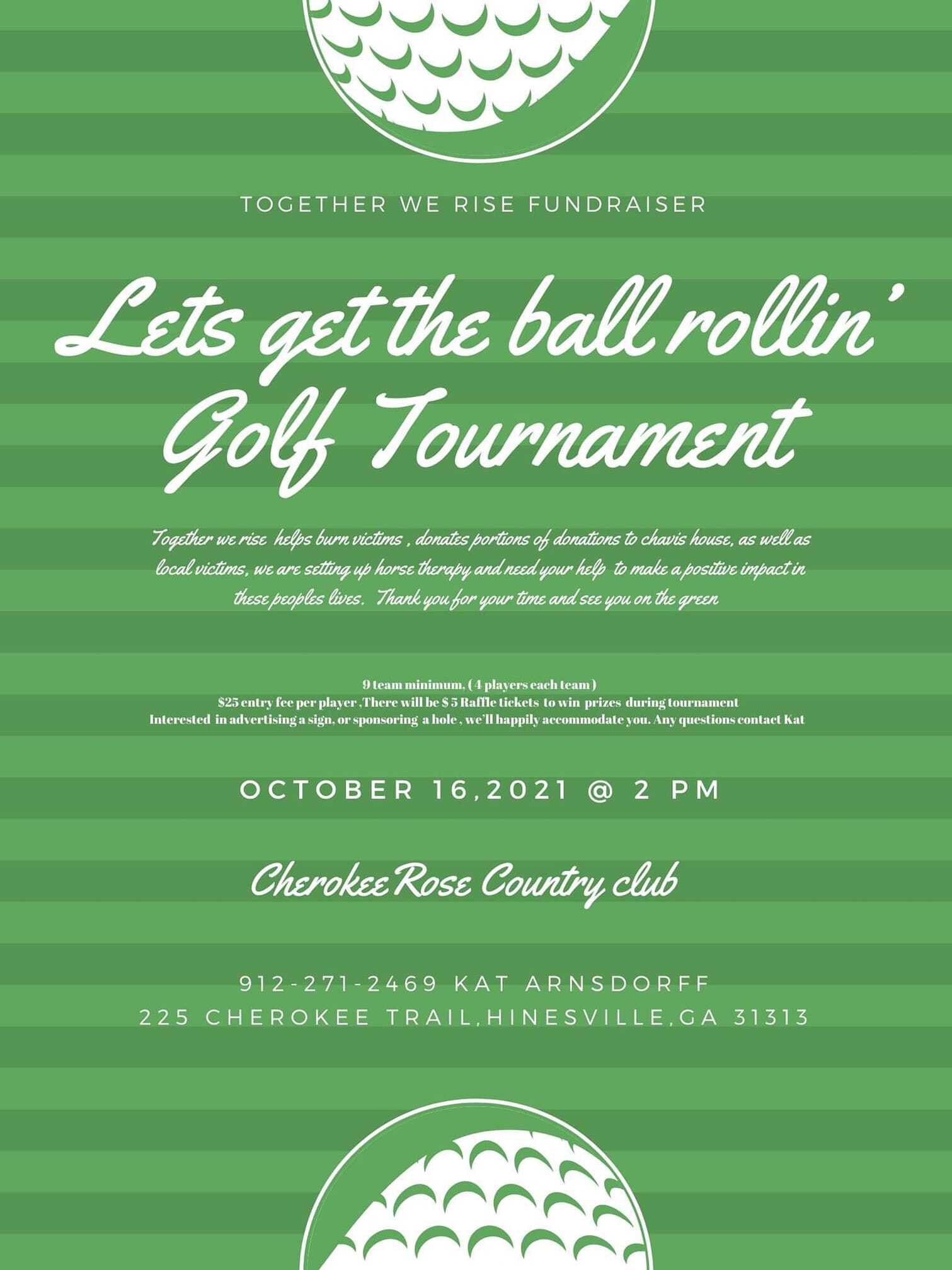 Lets Get the Ball Rollin Golf Tournament
