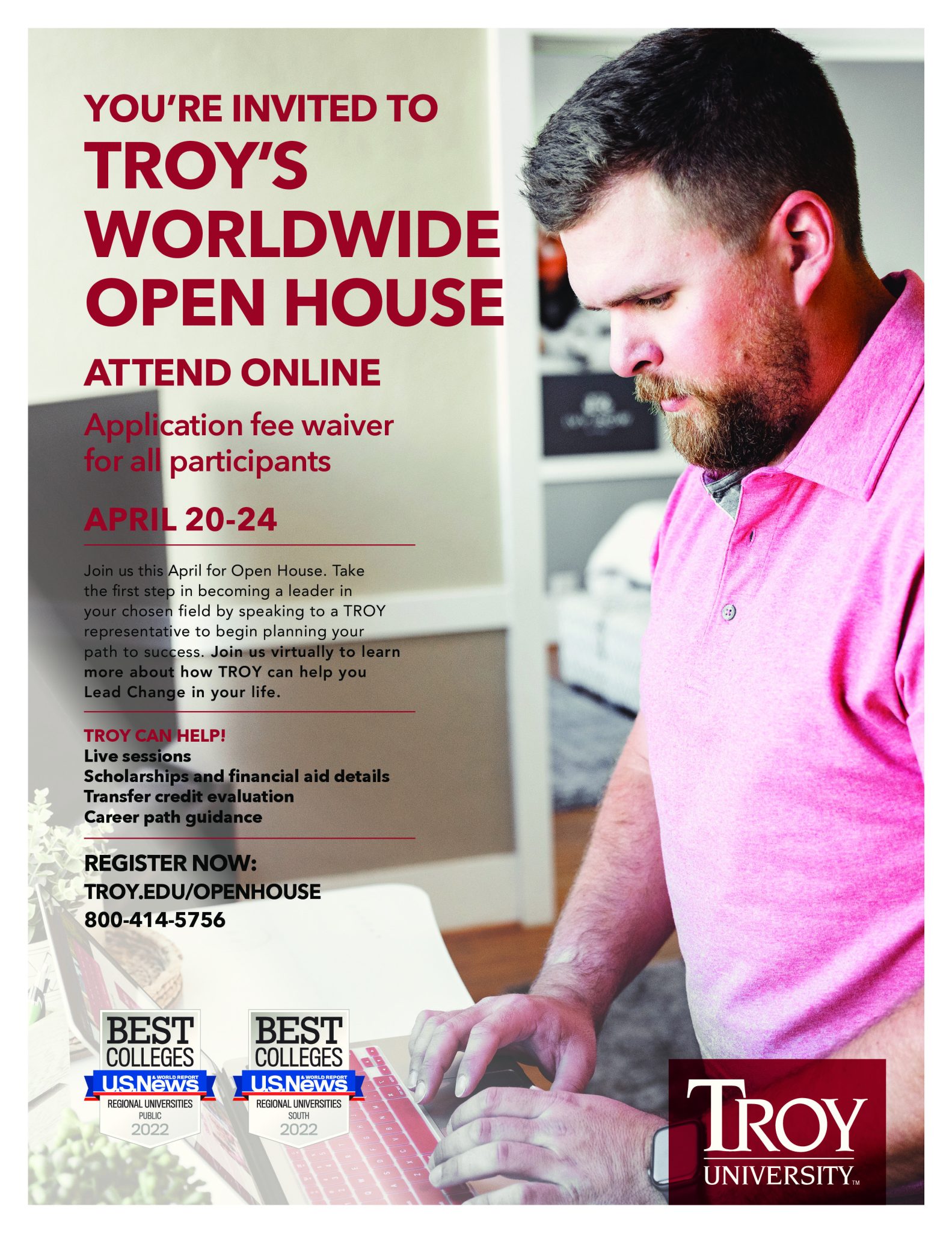 Virtual open house flyer
