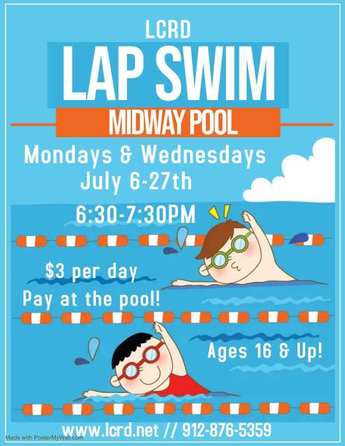 Liberty County Recreation Department Lap Swim