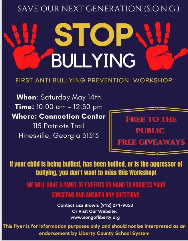 Stop Bullying flyer
