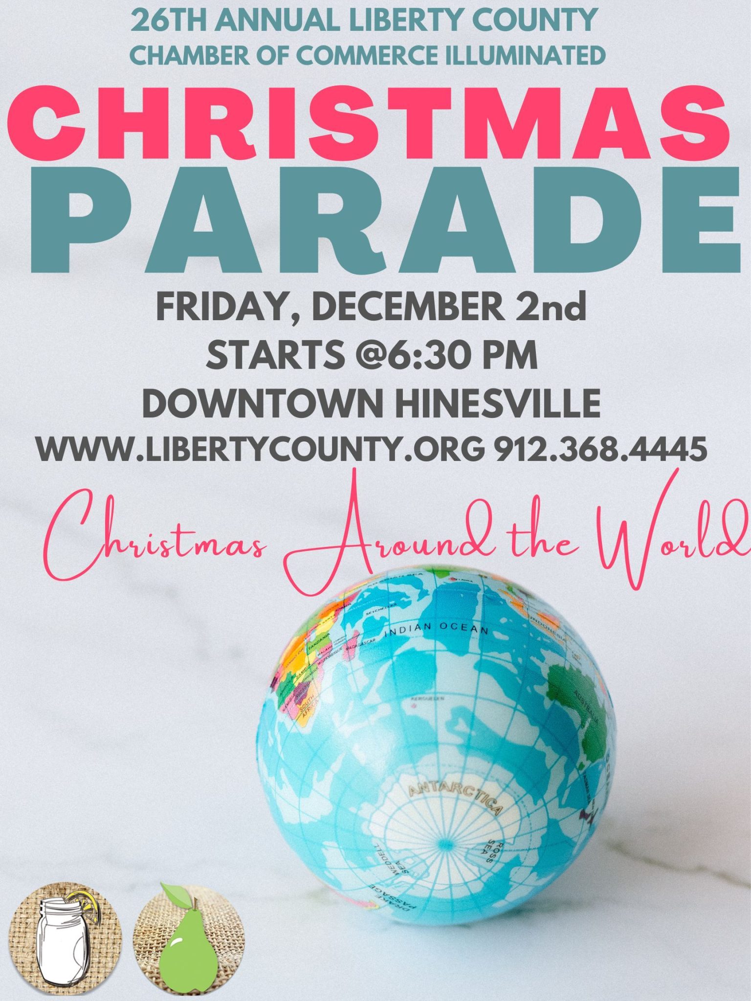 Flyer for the 26th Annual Christmas Parade