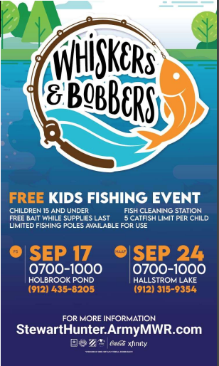 Flyer for Free Kids Fishing Event