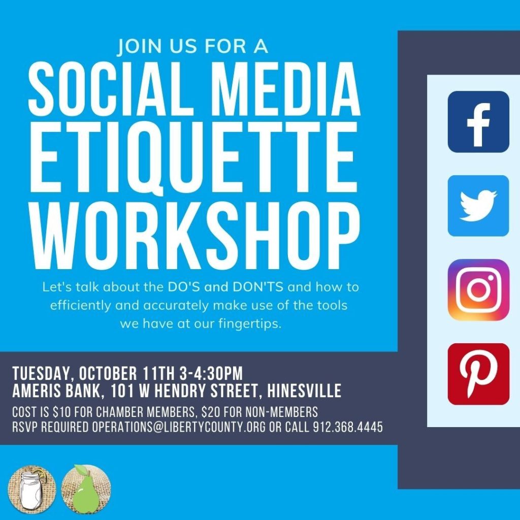 Flyer for Social Media Etiquette Workshop