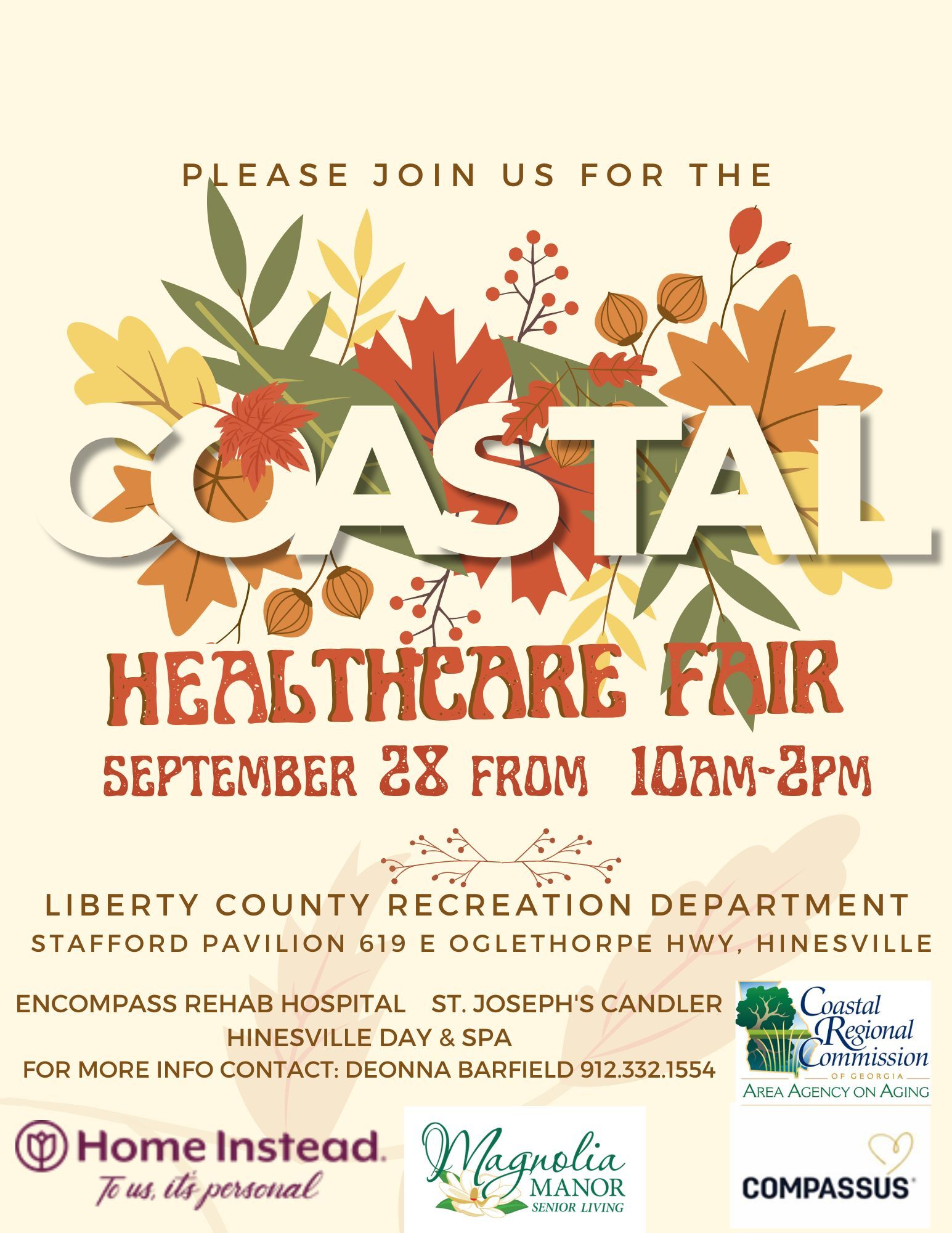 Flyer for Coastal Healthcare Fair