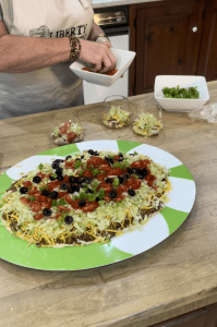Taco dip Game Day Recipes and Hangout Spots