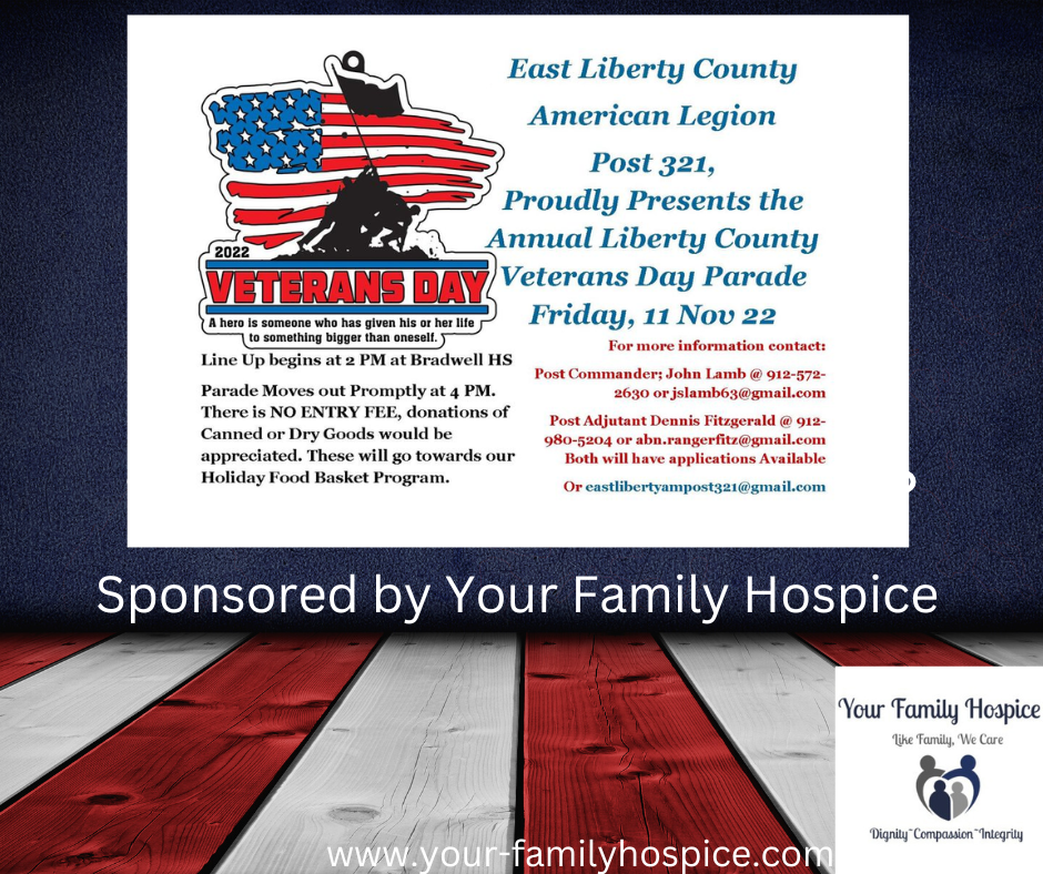 2022 Liberty County Veterans Day Parade: Apply Now!