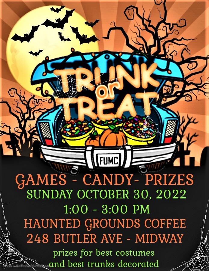 Flyer for Trunk or Treat