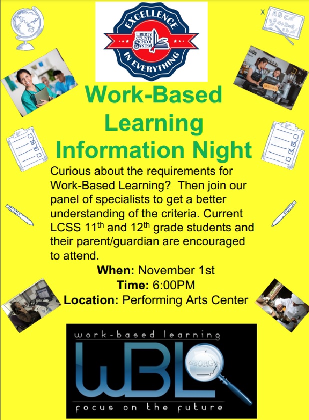 Work Based Learning Information Night