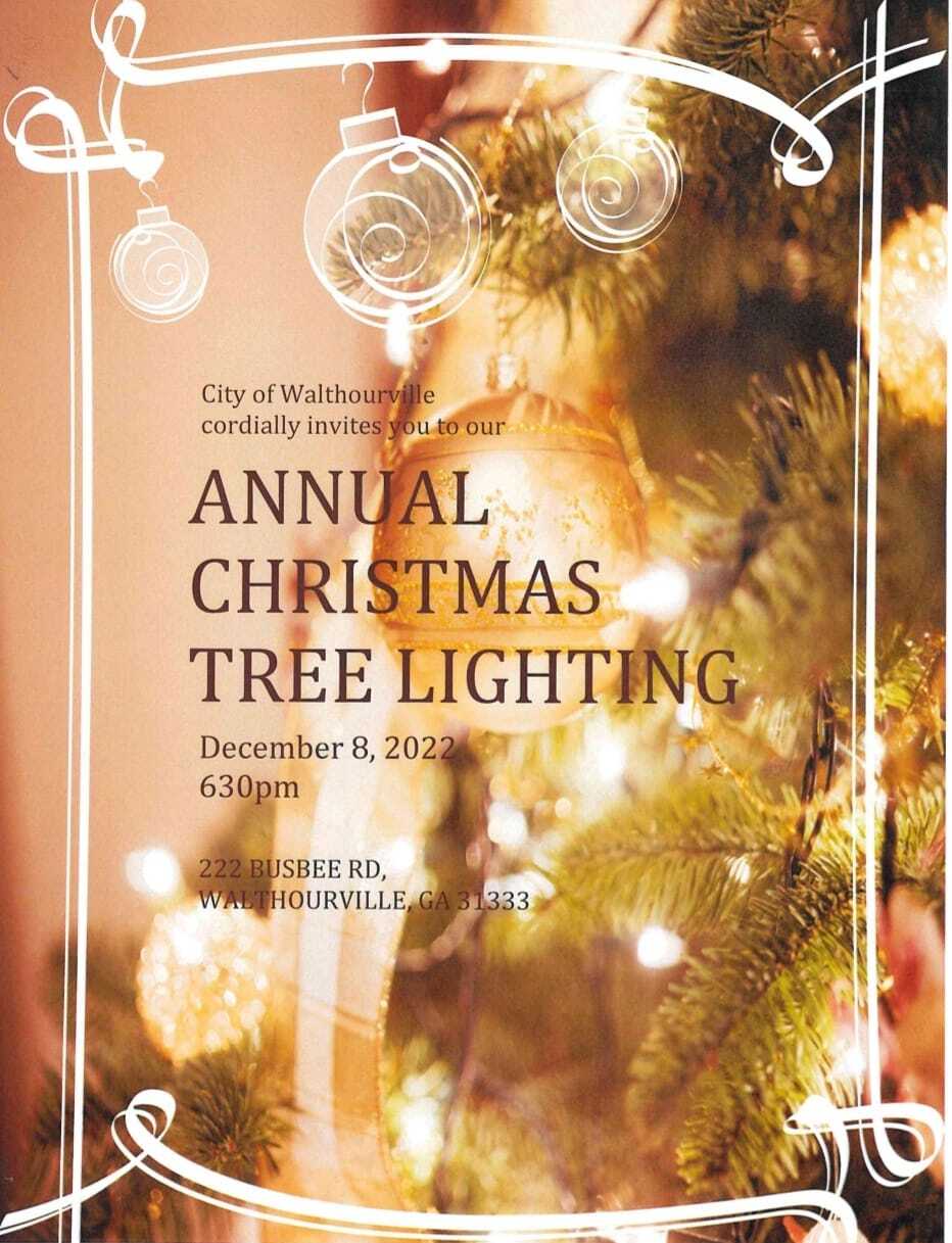City of Walthourville Christmas Tree Lighting