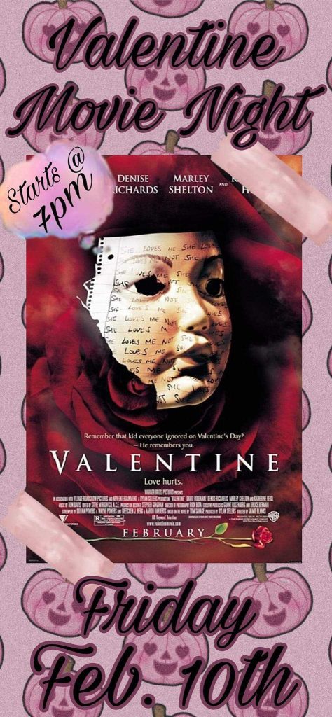 Valentine Movie Night Flyer
