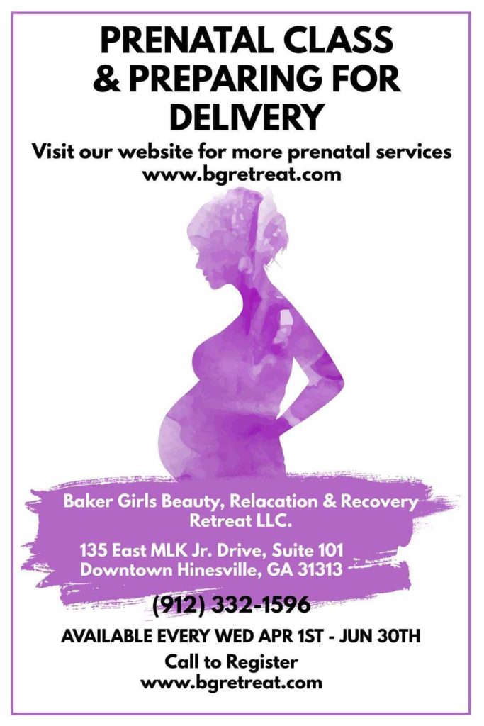 Prenatal Classes flyer