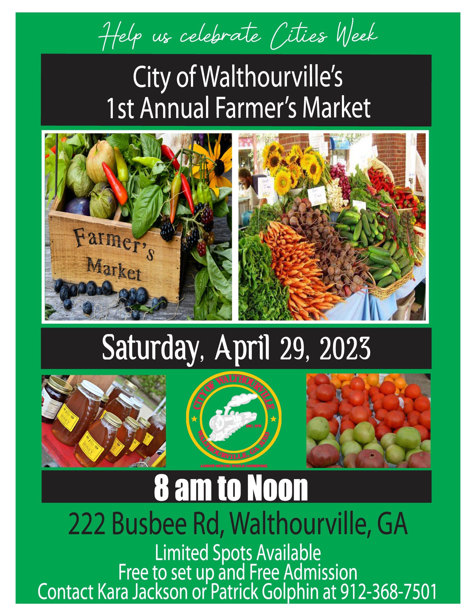 Farmer's market flyer