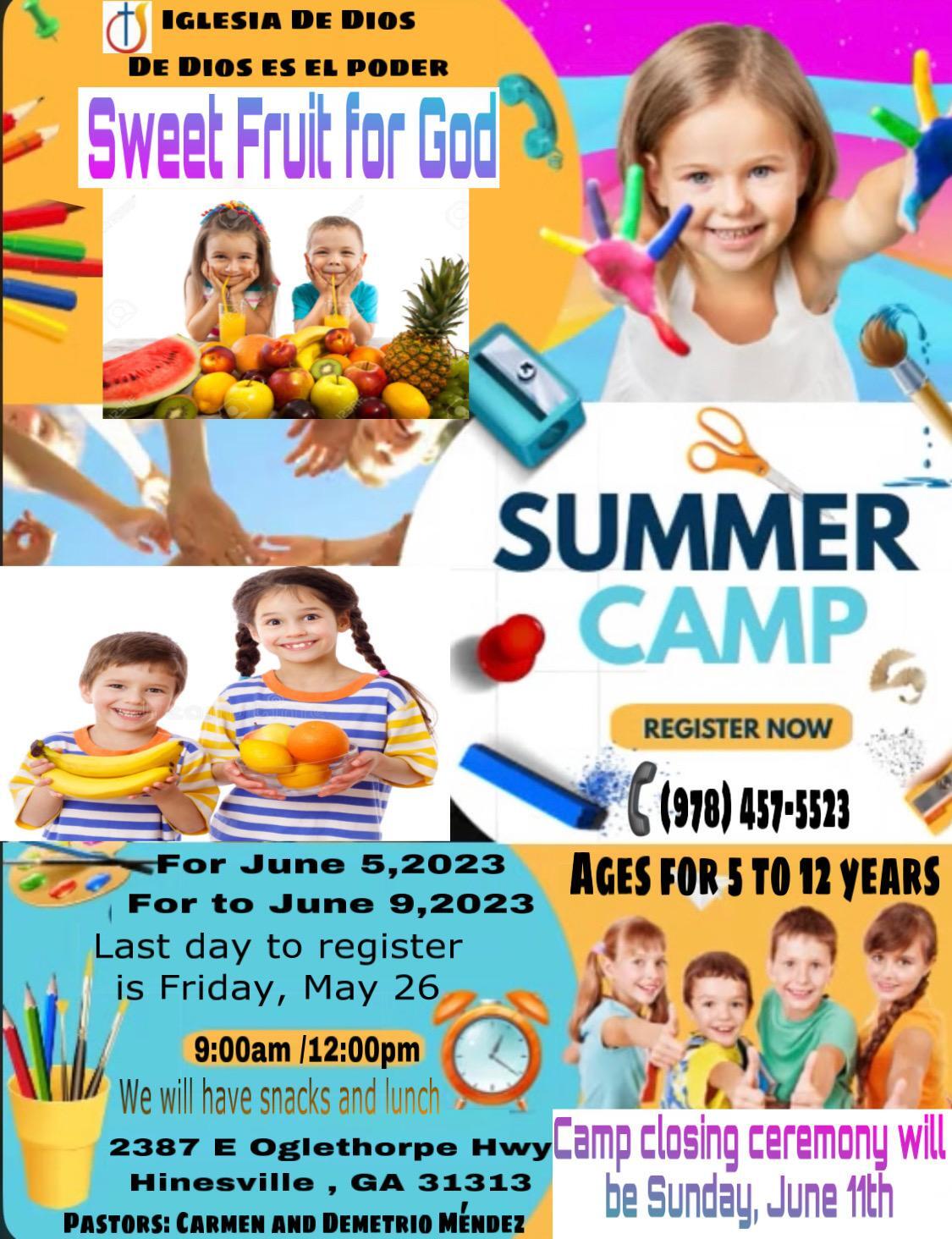Kids Summer Camp Iglesia de Dios