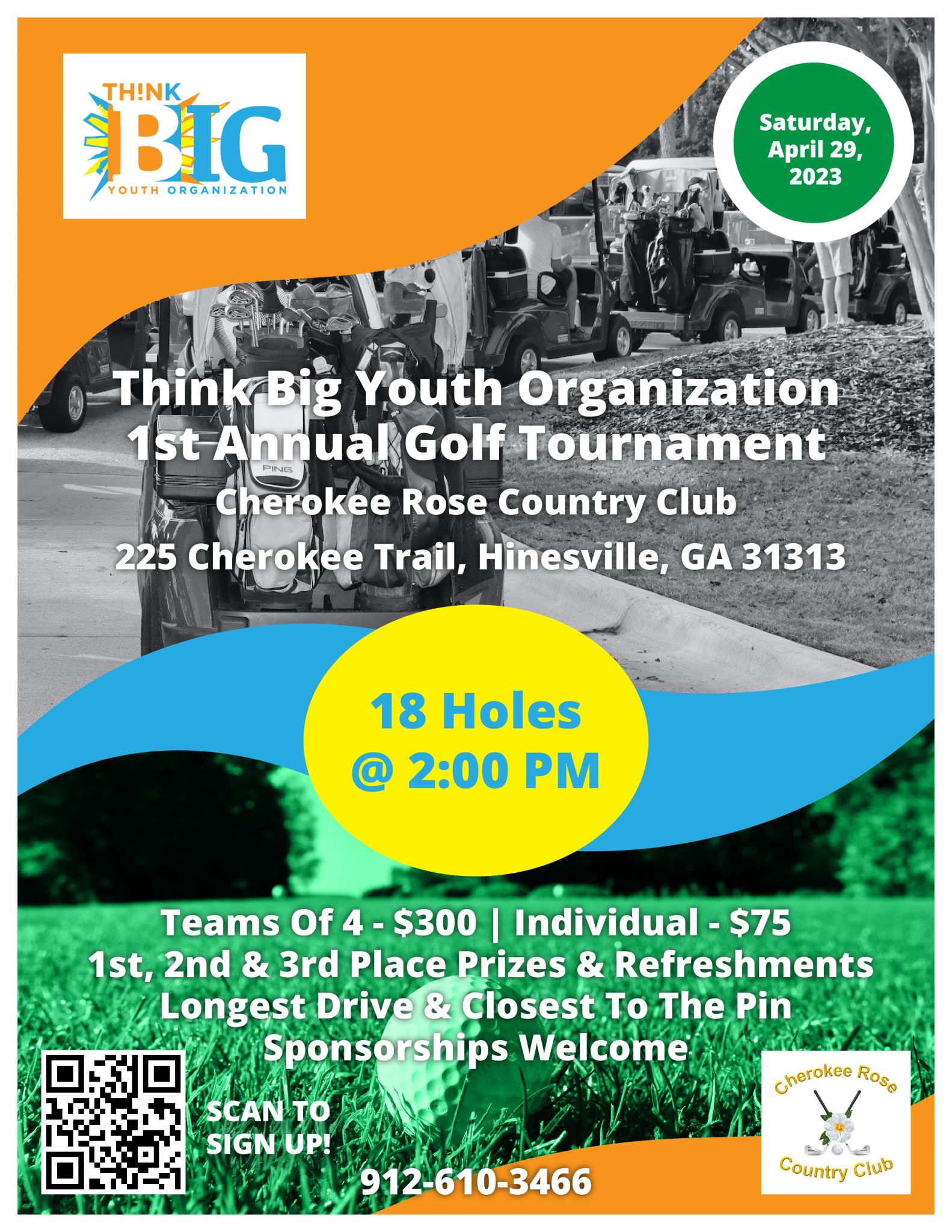 TBYO Golf Tournament Flyer