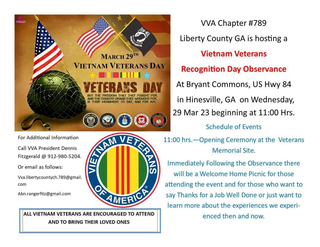 Vietnam Veterans Recognition Day Observance