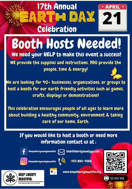 Booth Hosts Needed flyer