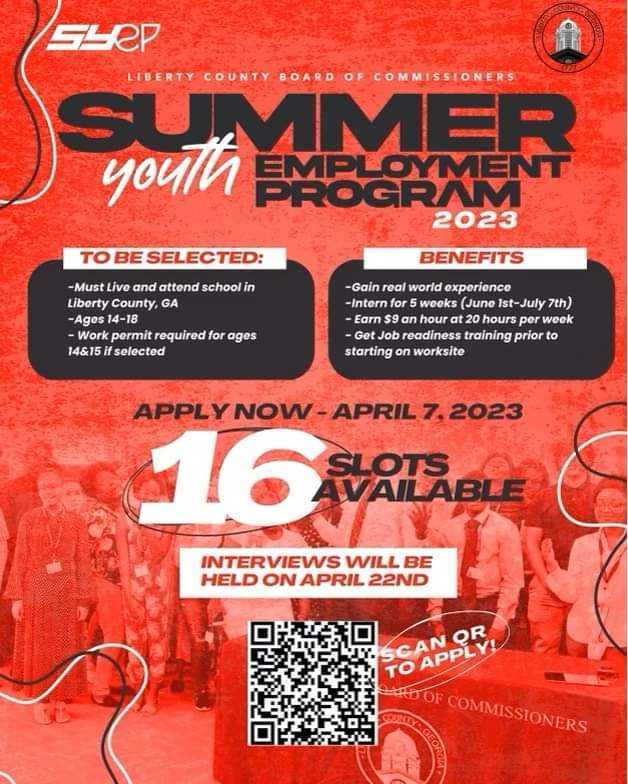 Summer Youth Program Flyer