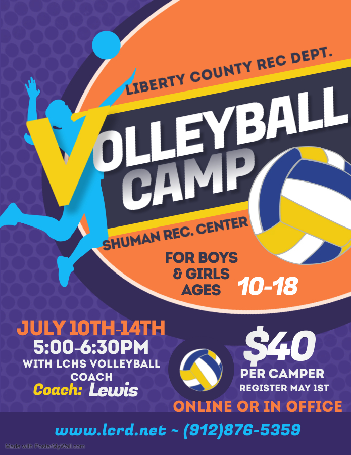 Volleyball Camp flyer