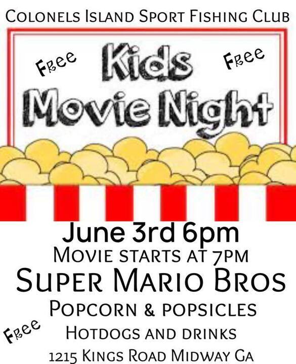 Kids Movie Night flyer
