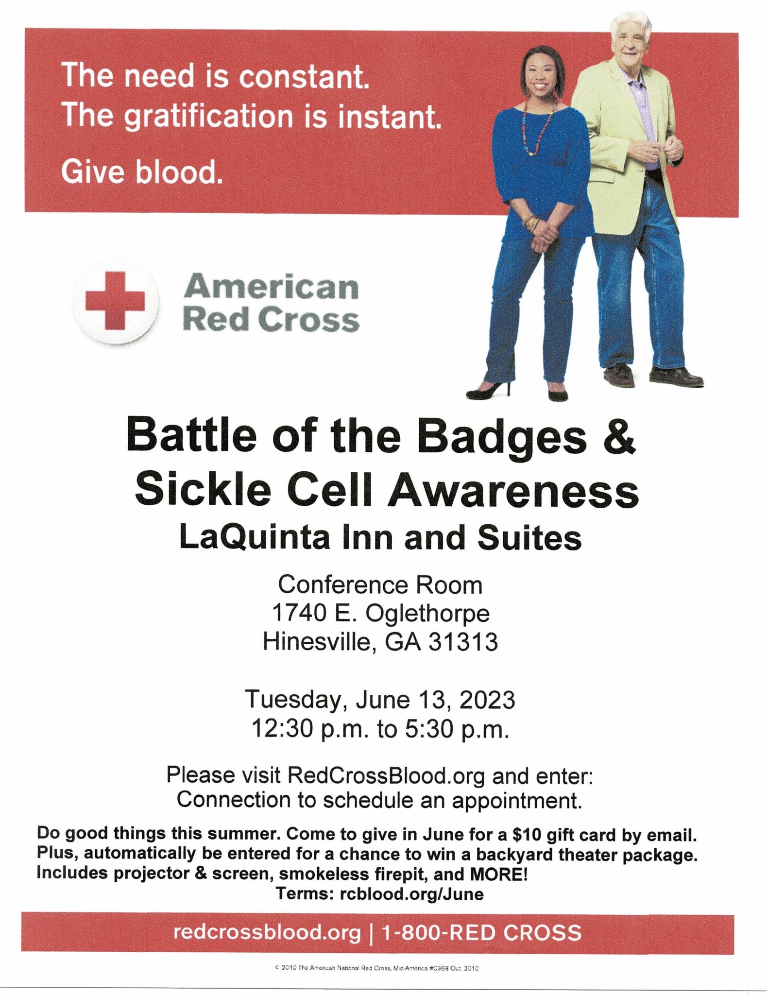 Battle of the Badges & Sickle Cell Awareness flyer