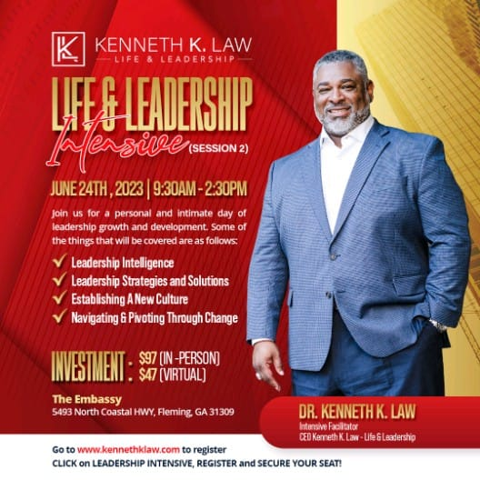 Life and Leadership Intensive flyer