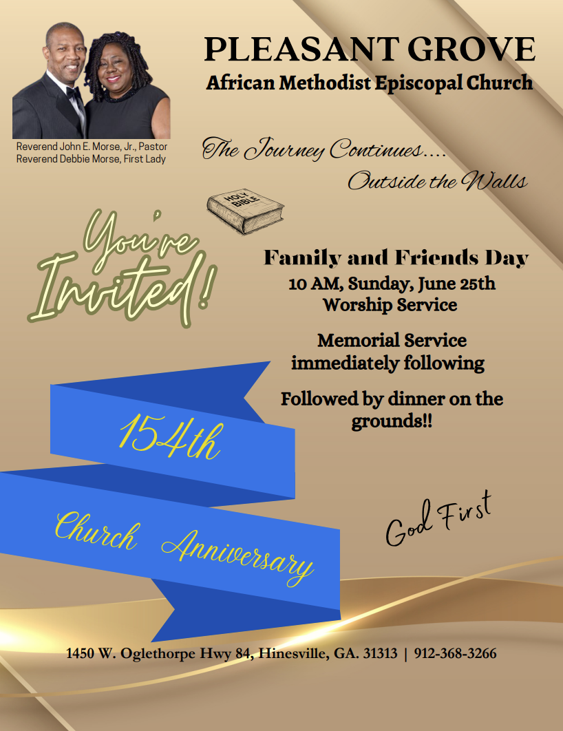 Family and Friends flyer