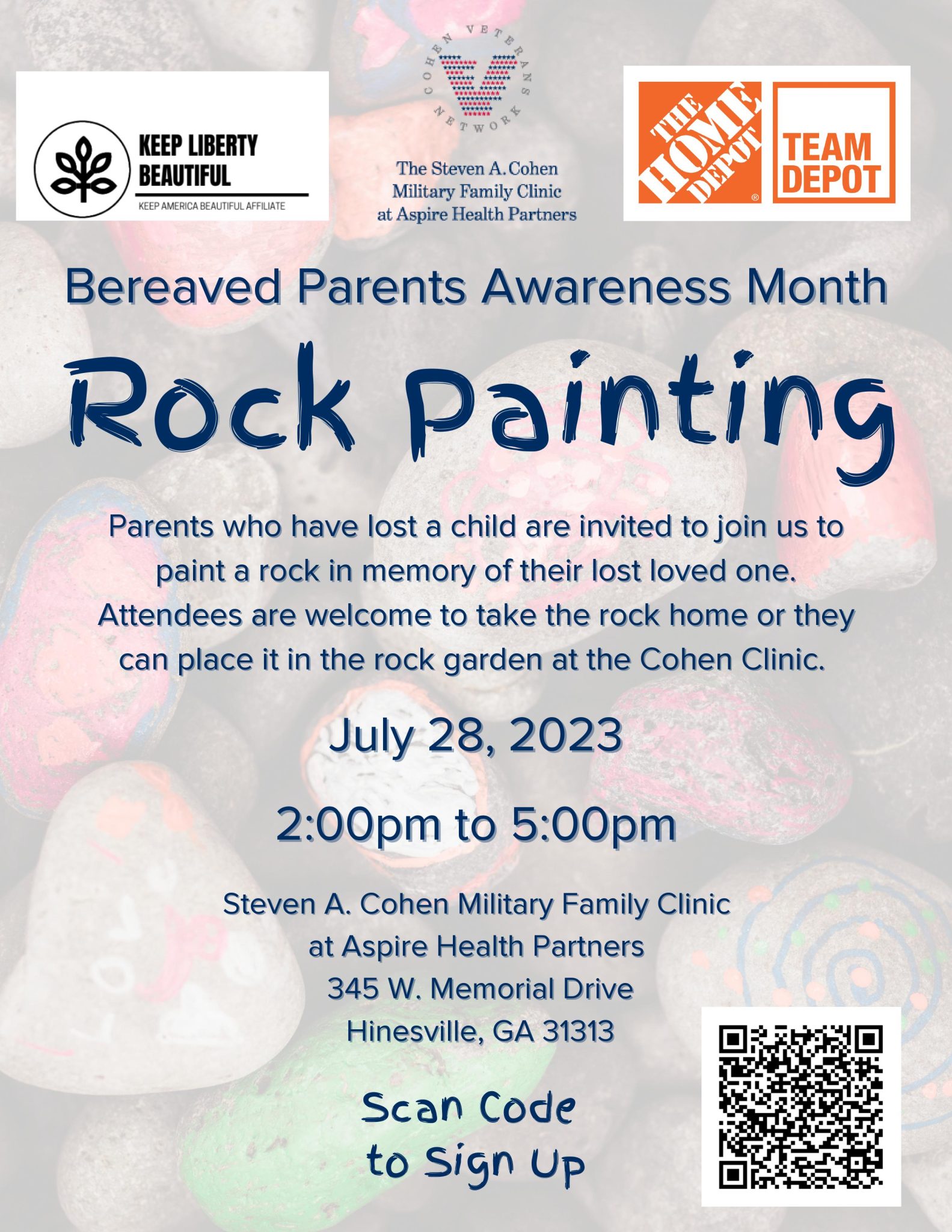 Rock Painting flyer