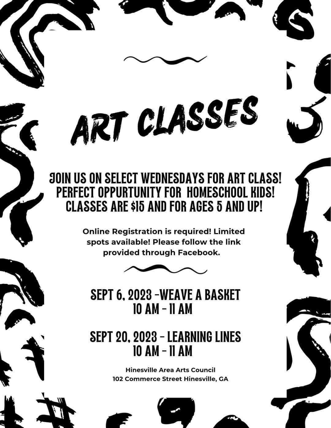 Art Classes- Learning Lines