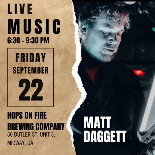 Live Music- Matt Daggett