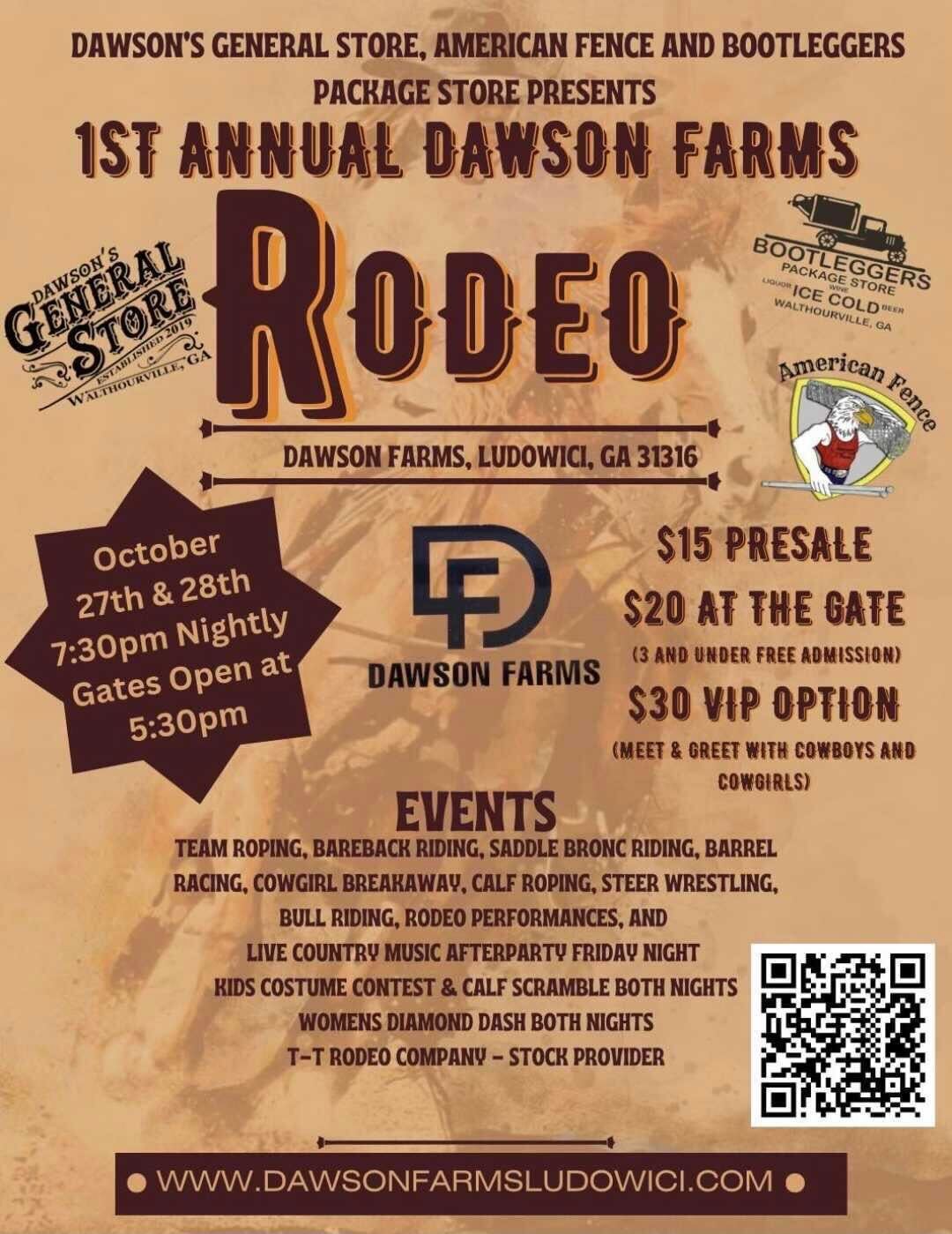 1st Annual Dawson Farms Rodeo