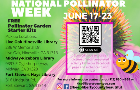 Pollinator Week Email National Pollinator Week - Liberty County