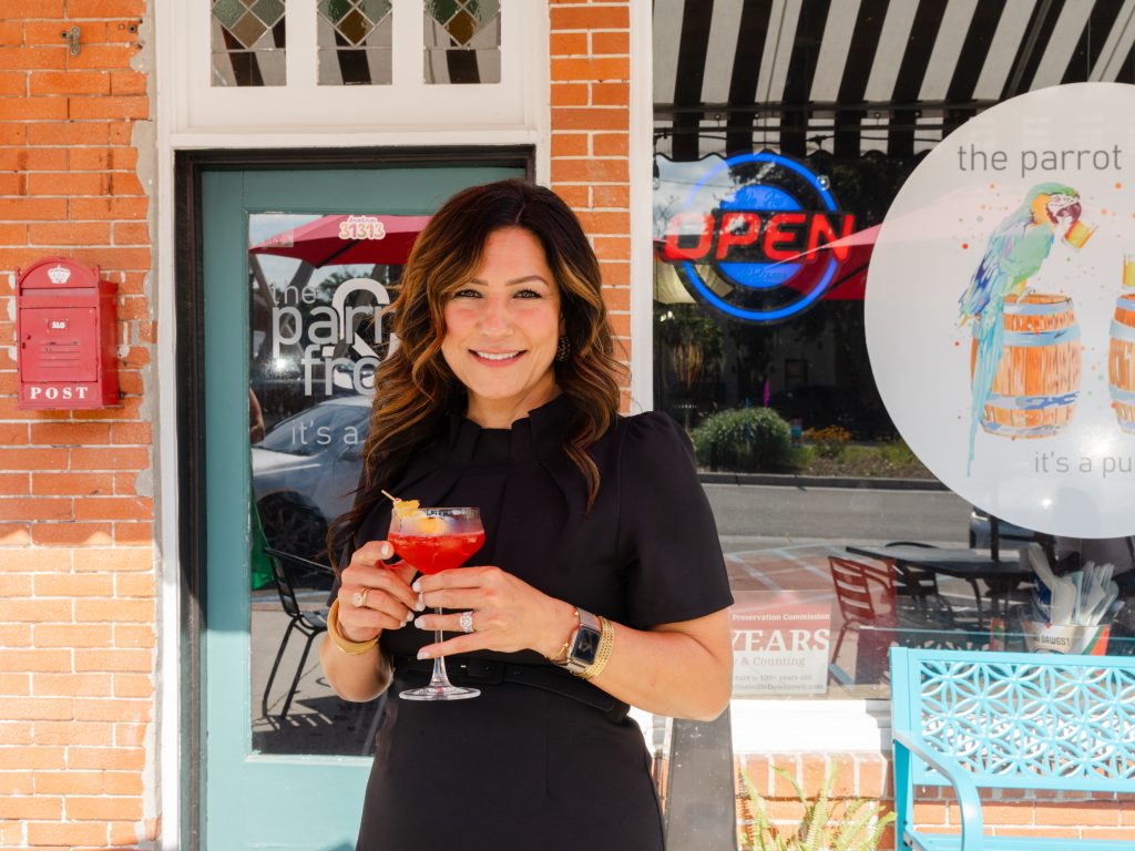 Enjoy a cocktail at The Parrot & Frog