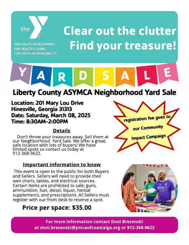 ASYMCA Yard Sale