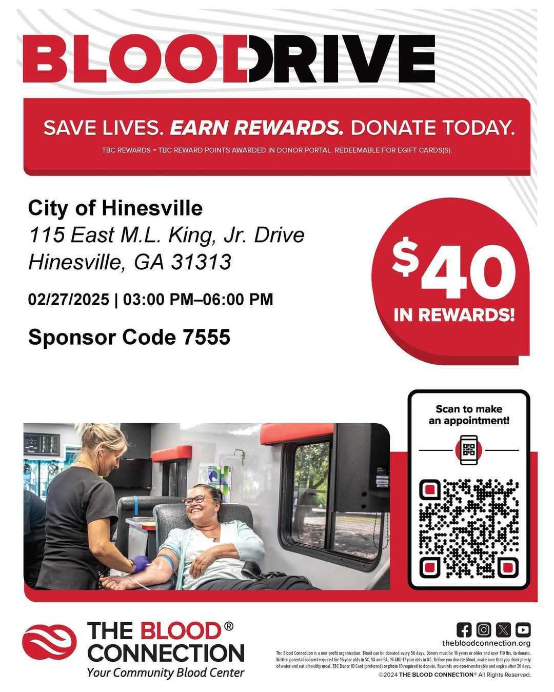 The Blood Connection Blood Drive