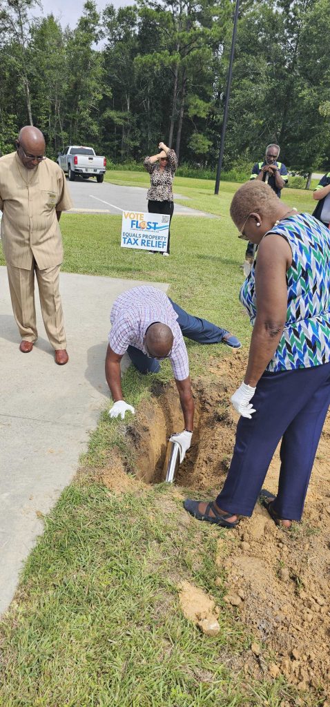 Time Capsule Burying Ceremony