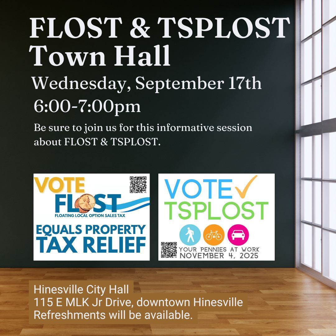 FLOST & TSPLOST Town Hall - Liberty County