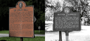 Lyman Hall and Button Gwinnett