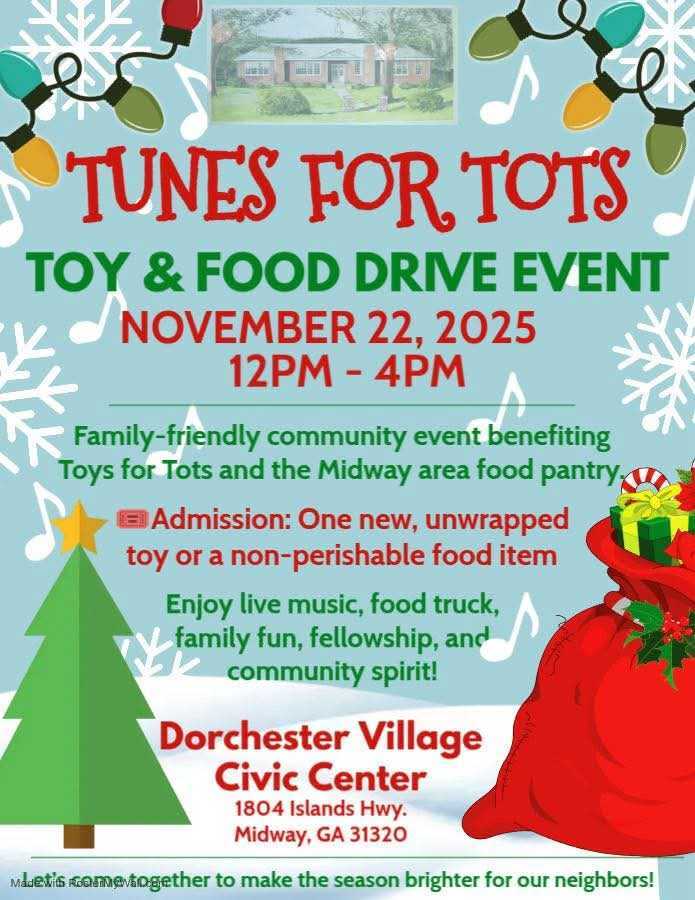 See flyer for Community Event