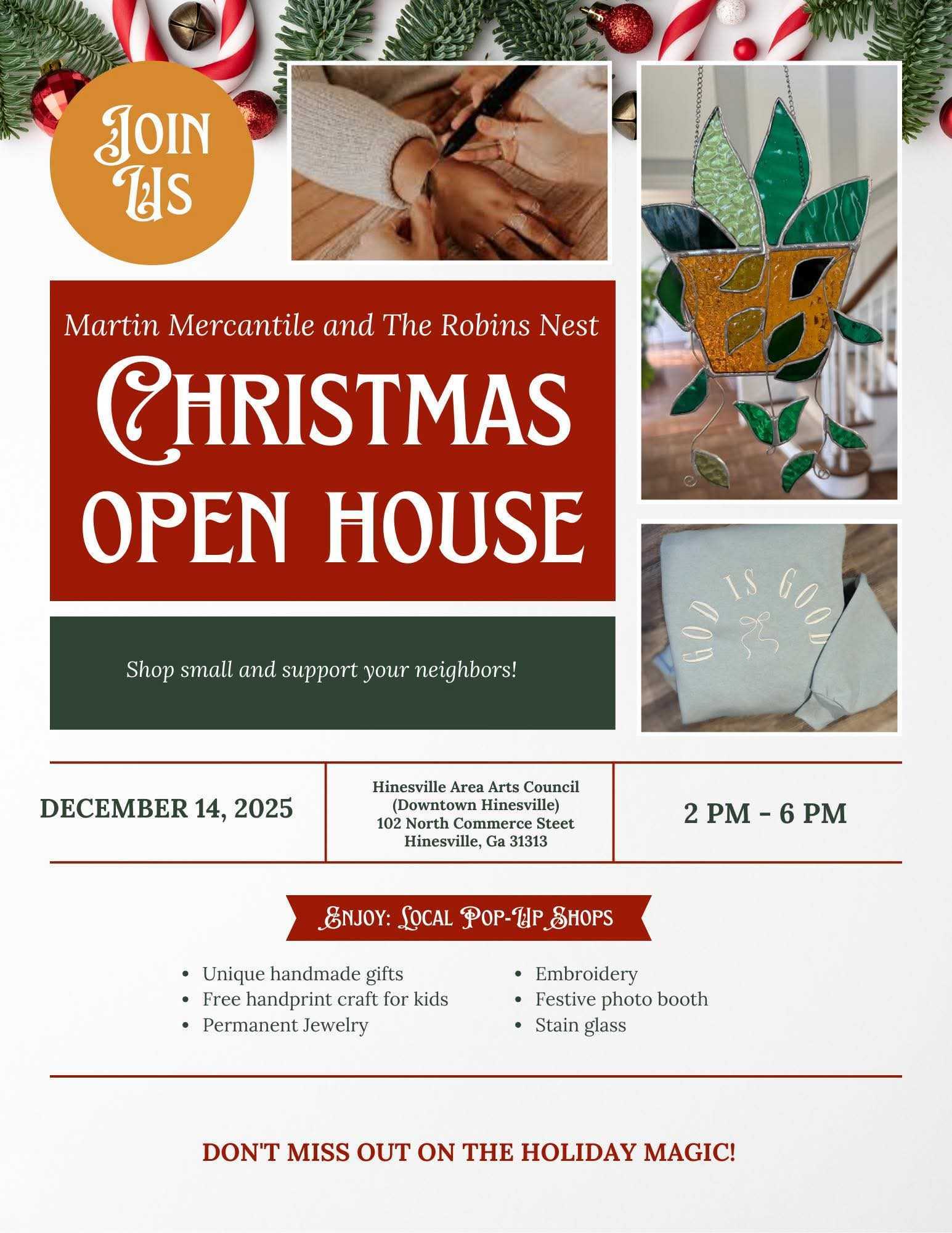 Please see flyer for community event.