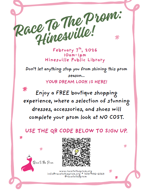 Flyer for Race to the Prom: Hinesville