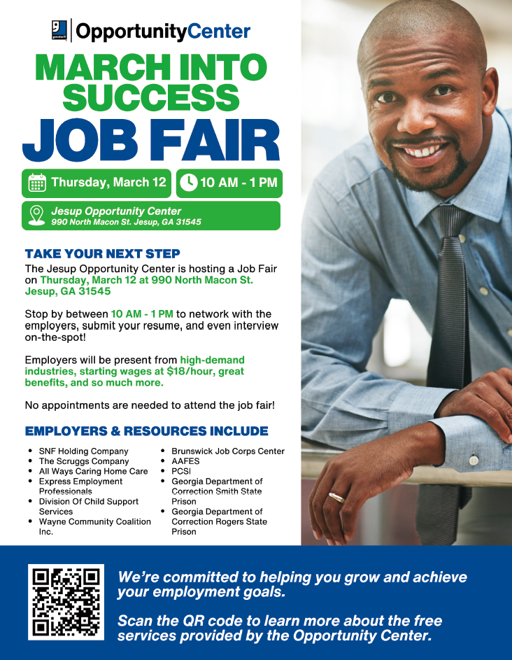 Job fair flyer