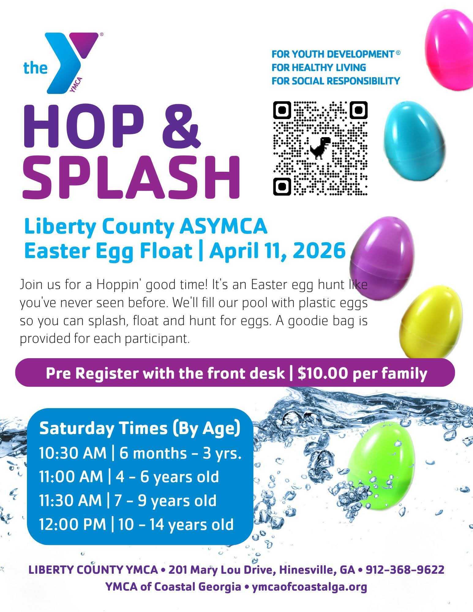 Easter Egg Hunt flyer.