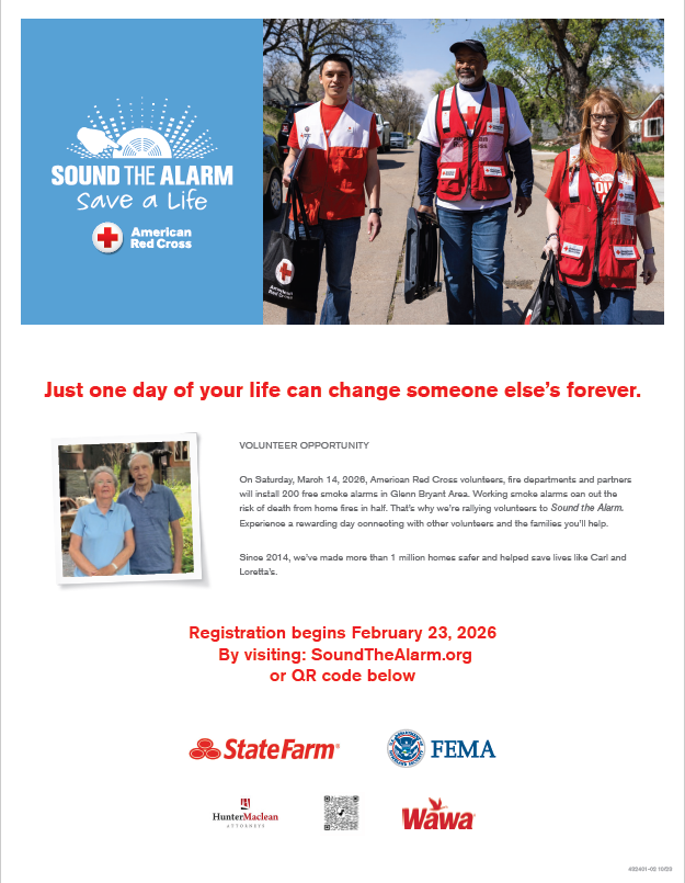 Sound the Alarm, free fire alarms event on March 14.